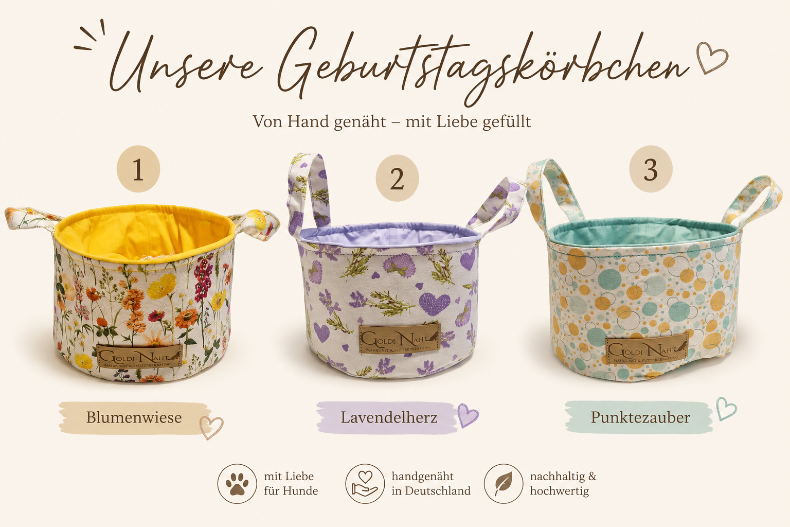 Geburtstagskörbchen